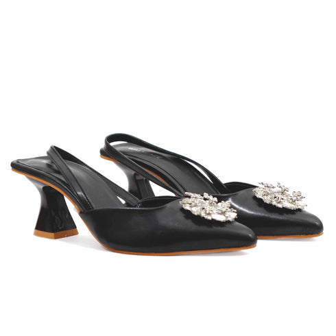 Women Formal Court-Shoes - 74701S (Black)